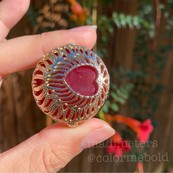 Kendra Scott Claire Ring in Pink Agate - Picture 3 of 10